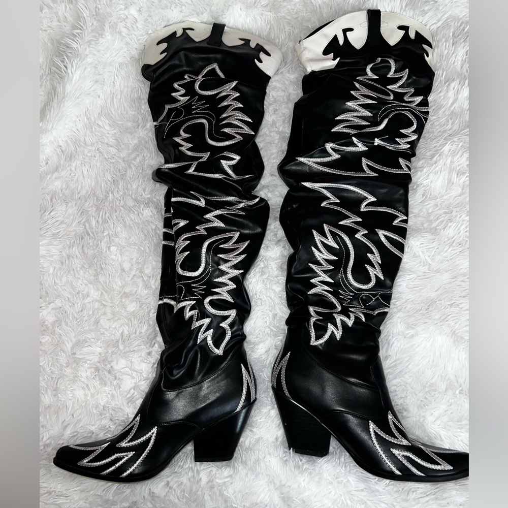 COPY - Thigh high cowboy boots